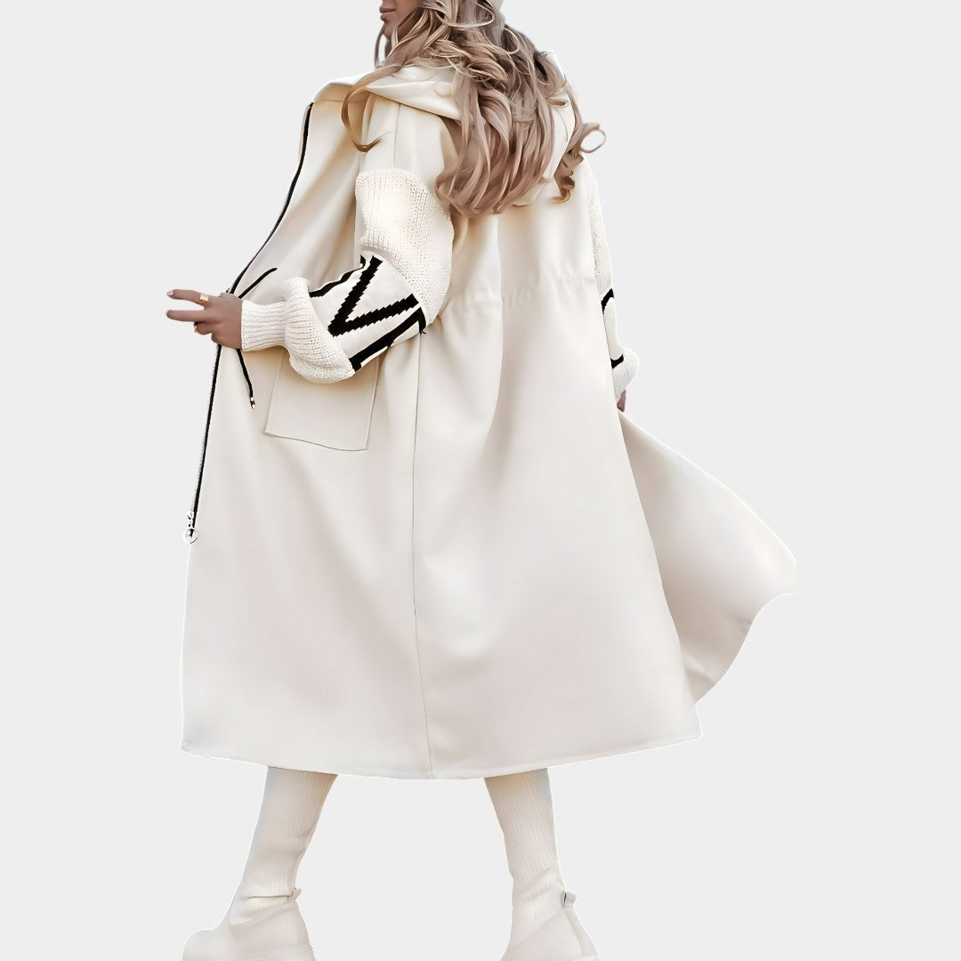 Tereza - Vystihnutá zimní bunda s kapucí