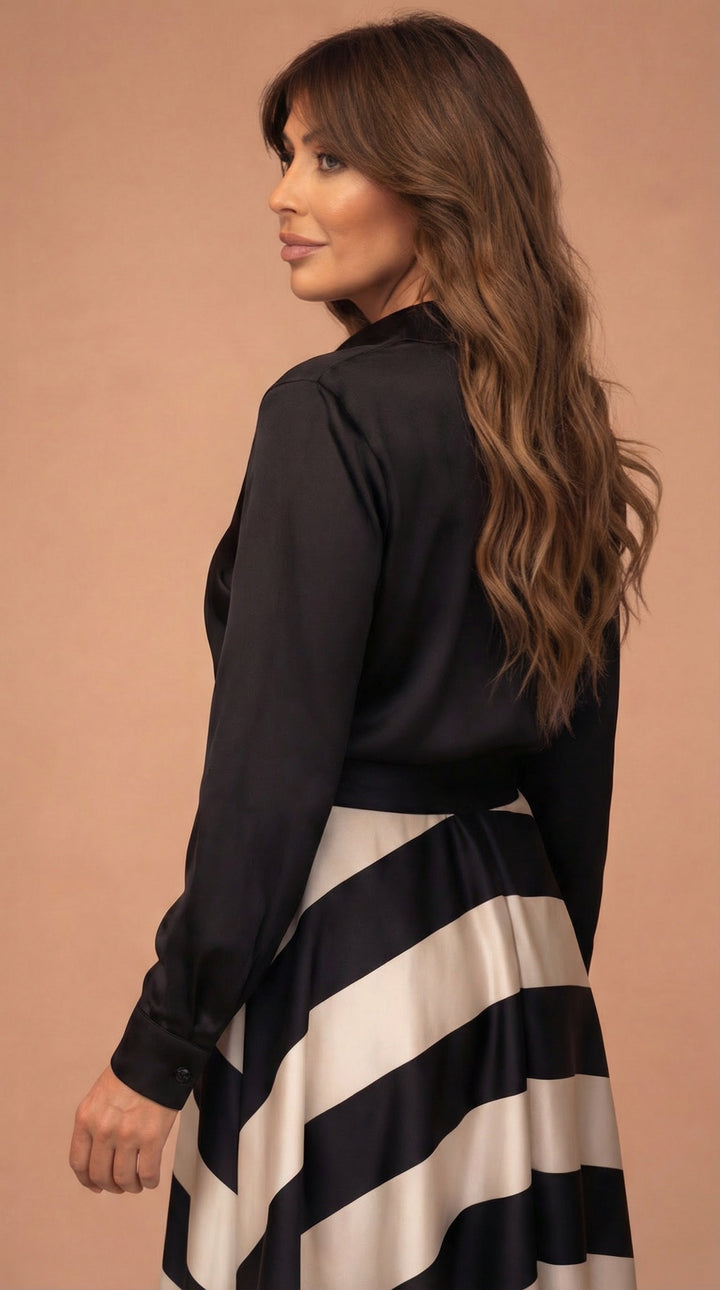 Markéta - Elegantní šaty s mašlí