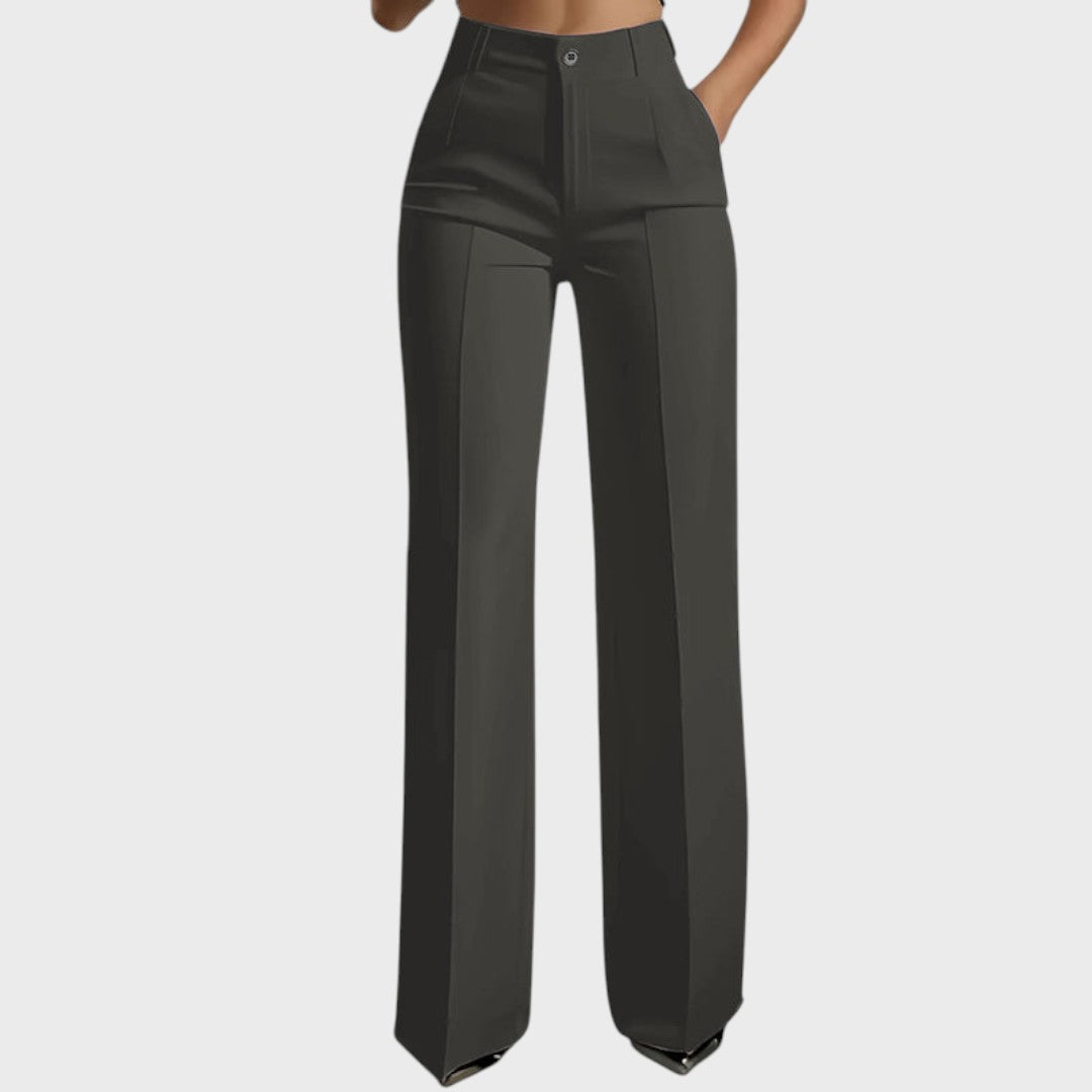 Karolína - Elegantní kalhoty s vysokým pasem